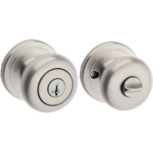 Kwikset Juno Entry Knob - SmartKey Satin Nickel Kwikset Juno Entry Knob - SmartKey Satin Nickel