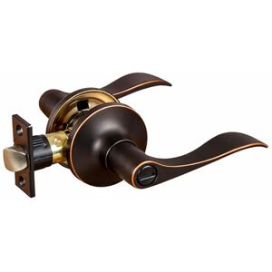 Design House 728006 Stratford 6-Way Latch Privacy Door Knob, Polished Brass Design House 728006 Stratford 6-Way Latch Privacy Door Knob, Polished Brass