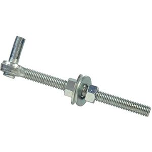 Hardware Essentials 852536 Gate Bolt Hook 3/4" x 10", White Hardware Essentials 852536 Gate Bolt Hook 3/4" x 10", White