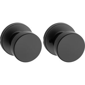 Kwikset Pismo Door Knob - Matte Black - Door Type Kwikset Pismo Door Knob - Matte Black - Door Type