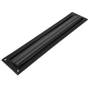 Amig Black Mail Slot Model 2 Flap for Walls or Doors Mail catcher with steel lid 342 x 73 mm Slot size: 312 x 43 mm Matte black color Letter slot Amig Black Mail Slot Model 2 Flap for Walls or Doors Mail catcher with steel lid 342 x 73 mm Slot size: 312 x 43 mm Matte black color Letter slot