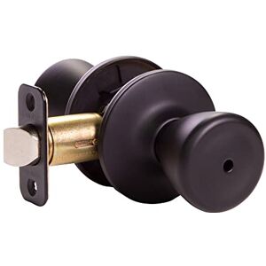 Design House 779264 Tulip Privacy Bed and Bath Door Knob Matte Black Design House 779264 Tulip Privacy Bed and Bath Door Knob Matte Black