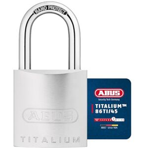 ABUS AB86TI/45 Padlock, Gray ABUS AB86TI/45 Padlock, Gray