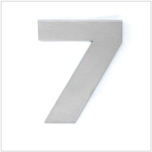 EVI Herrajes | House Number | 12cm Adhesive Stainless Steel Door Numbers - Door Numbers EVI Herrajes | House Number | 12cm Adhesive Stainless Steel Door Numbers - Door Numbers