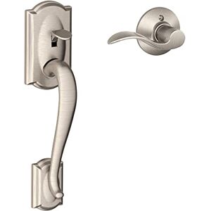 Schlage FE285 CAM 619 - Handle Lock - Satin Nickel - Door Lock Handle Schlage FE285 CAM 619 - Handle Lock - Satin Nickel - Door Lock Handle