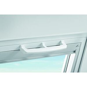 Roto Original Window Handle, Window Handle for roof Windows from the Q Series, Wood and Plastic, Colour: White Roto Original Window Handle, Window Handle for roof Windows from the Q Series, Wood and Plastic, Colour: White