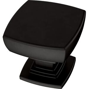 Franklin Brass P29542Z-FB-B1 Parow Cabinet Knob 1-1/8 in. (29 mm), Matte Black, 5-Pack Franklin Brass P29542Z-FB-B1 Parow Cabinet Knob 1-1/8 in. (29 mm), Matte Black, 5-Pack