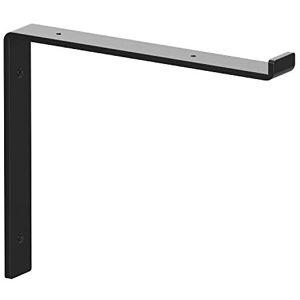 Knape & Vogt Shelf-Made Silverton Decorative Shelf Bracket, Black, 12-inches, Alloy Steel Knape & Vogt Shelf-Made Silverton Decorative Shelf Bracket, Black, 12-inches, Alloy Steel