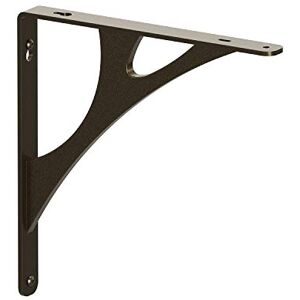 Knape & Vogt Made Manhattan Decorative Shelf Bracket, Bronze, 12-inches Knape & Vogt Made Manhattan Decorative Shelf Bracket, Bronze, 12-inches