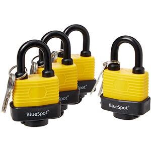 FORT KNOX 77011 40 mm Weather Resistant Keyed Alike Padlocks Yellow (Pack of 4) FORT KNOX 77011 40 mm Weather Resistant Keyed Alike Padlocks Yellow (Pack of 4)