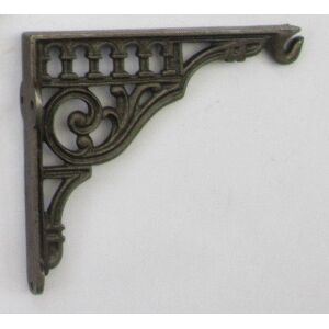 Ironmongery World ® Cast Iron Vintage Old Style Shelf Support Sink Cistern Hanging Basket Bracket (6" 130 X 150MM) Ironmongery World ® Cast Iron Vintage Old Style Shelf Support Sink Cistern Hanging Basket Bracket (6" 130 X 150MM)