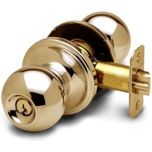 Copper Creek BK2040PB Ball Door Knob, Keyed Entry Function, 1 Pack, in Polished Brass Copper Creek BK2040PB Ball Door Knob, Keyed Entry Function, 1 Pack, in Polished Brass