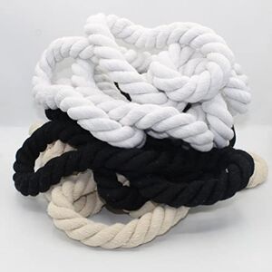 ACCESSOIRES LEDUC LEDUC 3 Metres Round Cotton Cord 12 mm Woven Rope with Natural Cotton Core, Ideal for DIY, Sewing, Versatile 12 mm Black ACCESSOIRES LEDUC LEDUC 3 Metres Round Cotton Cord 12 mm Woven Rope with Natural Cotton Core, Ideal for DIY, Sewing, Versatile 12 mm Black