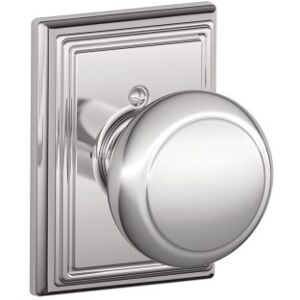 SCHLAGE F170AND625ADD Addison Collection Andover Decorative Trim Knob, Bright Chrome SCHLAGE F170AND625ADD Addison Collection Andover Decorative Trim Knob, Bright Chrome