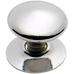Bulk Hardware Limited BH05188 - Vintage Chrome Brass 38mm Door Knob Set Bulk Hardware Limited BH05188 - Vintage Chrome Brass 38mm Door Knob Set