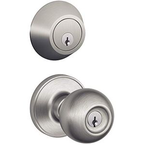Schlage JC60VJ54VCNA630 - Satin Stainless Door Lock Combo Kit Schlage JC60VJ54VCNA630 - Satin Stainless Door Lock Combo Kit
