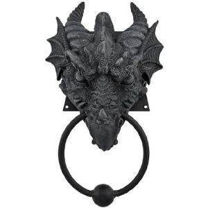 Pacific Giftware Gothic Dragon Door Knocker Cast Iron Finish Pacific Giftware Gothic Dragon Door Knocker Cast Iron Finish