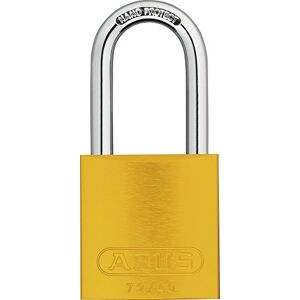 ABUS Padlock 72/40HB40 with high Shackle Lightweight Titanium Material with high Corrosion Protection Including 2 Keys Security Level 6 Yellow ABUS Padlock 72/40HB40 with high Shackle Lightweight Titanium Material with high Corrosion Protection Including 2 Keys Security Level 6 Yellow