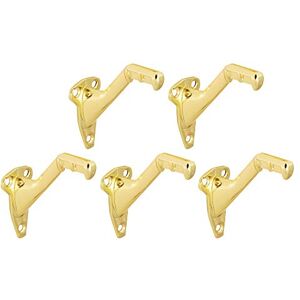 Design House 181990 Standard Handrail Bracket, 5-Pack, Polished Brass Design House 181990 Standard Handrail Bracket, 5-Pack, Polished Brass