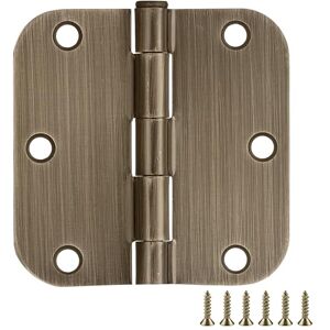 Design House 189753 Door Hinge in Antique Brass, 3-1/2-Inch, 5/8-Inch Radius, 12-Pack, 12 Pack Design House 189753 Door Hinge in Antique Brass, 3-1/2-Inch, 5/8-Inch Radius, 12-Pack, 12 Pack