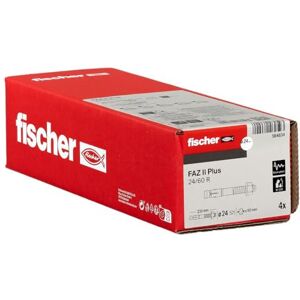 fischer FAZ II Plus 24/60 R Heavy Duty Anchor Made of Stainless Steel with High Load Capacity, Anchor Bolt for Fixings Heavy Loads and Steel Structures, Seismic & ETA Approval fischer FAZ II Plus 24/60 R Heavy Duty Anchor Made of Stainless Steel with High Load Capacity, Anchor Bolt for Fixings Heavy Loads and Steel Structures, Seismic & ETA Approval