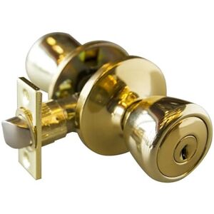 Design House 728295 Terrace 6-Way Universal Keyed Entry Door Knob, Polished Brass Design House 728295 Terrace 6-Way Universal Keyed Entry Door Knob, Polished Brass