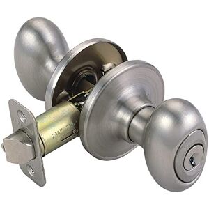 Design House 750505 Egg 2-Way Adjustable Entry Door Knob, Satin Nickel Design House 750505 Egg 2-Way Adjustable Entry Door Knob, Satin Nickel