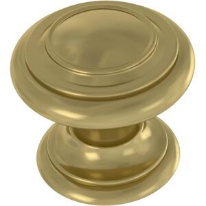 Franklin Brass P44435K-523-B Simple Double Ring 1-1/8 in. (29 mm) Satin Gold Round Cabinet Knob (10-Pack) Franklin Brass P44435K-523-B Simple Double Ring 1-1/8 in. (29 mm) Satin Gold Round Cabinet Knob (10-Pack)