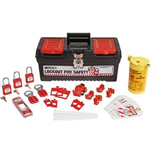 Brady 153670 Lockout Kit, Black Brady 153670 Lockout Kit, Black