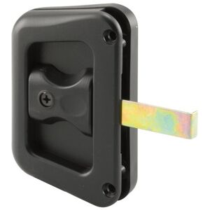PRiME 187 Sliding Screen Door Latch and Pull, 3-13/16 in L X 2-1/2 in W, Plastic, Black PRiME 187 Sliding Screen Door Latch and Pull, 3-13/16 in L X 2-1/2 in W, Plastic, Black