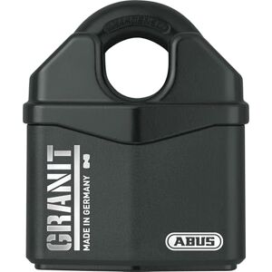 ABUS Granit 37RK/80 SZP Premium Padlock for the Highest Demands, Increased Shackle Protection, Security Level 10, Includes 2 Keys and Security Card, Black, 79172, 80 mm ABUS Granit 37RK/80 SZP Premium Padlock for the Highest Demands, Increased Shackle Protection, Security Level 10, Includes 2 Keys and Security Card, Black, 79172, 80 mm