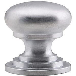 Carlisle Brass Victorian Cabinet Knob 50mm – Solid Brass Kitchen Cupboard Handles with Satin Chrome Finish Suitable as Cupboard Handles, Drawer Knobs, Wardrobe & Door Grip Carlisle Brass Victorian Cabinet Knob 50mm – Solid Brass Kitchen Cupboard Handles with Satin Chrome Finish Suitable as Cupboard Handles, Drawer Knobs, Wardrobe & Door Grip
