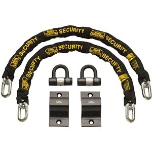 Burg-Wächter Burg-Wachter Sold Secure Diamond & Gold 12mm Keyed Alike Chain Lock & Ground Anchor Twin Pack, Black, 1M Burg-Wächter Burg-Wachter Sold Secure Diamond & Gold 12mm Keyed Alike Chain Lock & Ground Anchor Twin Pack, Black, 1M