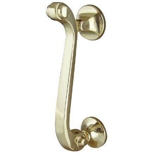 Frelan Hardware Slimline Traditional Door Knocker Polished Brass Frelan Hardware Slimline Traditional Door Knocker Polished Brass