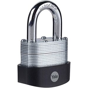 Yale Y125B/50/129/1 High Security 50mm Laminated Steel Padlock Open Hardened Steel Shackle 3 Keys Yale Y125B/50/129/1 High Security 50mm Laminated Steel Padlock Open Hardened Steel Shackle 3 Keys