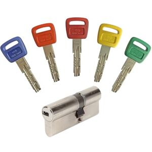 Bricard 16101 Olympia Lock Cylinder - Nickel-Plated - 10 Pins Bricard 16101 Olympia Lock Cylinder - Nickel-Plated - 10 Pins