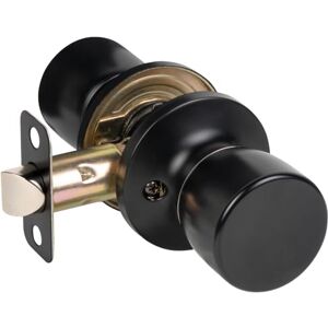 HOSOM Passage Door Knob, Matte Black Door Knobs Keyless Doorknobs for Interior Doors, Hallway, Closet and More, No Locking HOSOM Passage Door Knob, Matte Black Door Knobs Keyless Doorknobs for Interior Doors, Hallway, Closet and More, No Locking