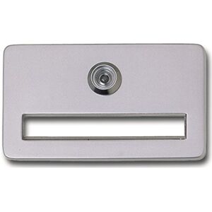 GRUNDMANN Basic Man FH Name Plate Door Peephole x Lens 170 °, TS 28 – 45 Neusil elox. Pack of 1 GRUNDMANN Basic Man FH Name Plate Door Peephole x Lens 170 °, TS 28 – 45 Neusil elox. Pack of 1