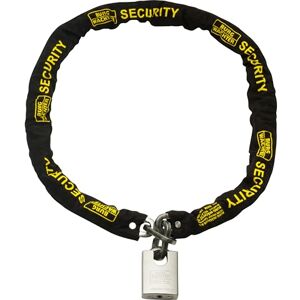 Sterling 156SSP Hardened Steel Black 10mm x 1.5m Gold Chain & Padlock - Security Chain & Padlock Sterling 156SSP Hardened Steel Black 10mm x 1.5m Gold Chain & Padlock - Security Chain & Padlock
