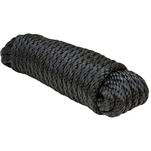 Extreme Max 3008.0009 Solid Braid MFP Utility Rope 1/4" x 100', Black Extreme Max 3008.0009 Solid Braid MFP Utility Rope 1/4" x 100', Black