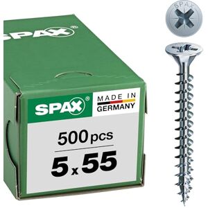 SPAX – Universal Screw Countersunk Head Phillips Z 4Cut Full Thread Galvanised Blank A2J – 1081010350123, 0/1030/001/5,0/55/ /01 SPAX – Universal Screw Countersunk Head Phillips Z 4Cut Full Thread Galvanised Blank A2J – 1081010350123, 0/1030/001/5,0/55/ /01