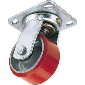 Draper 65526 125 mm-Diameter Polyurethane Castor Swivel Plate Fixing Draper 65526 125 mm-Diameter Polyurethane Castor Swivel Plate Fixing