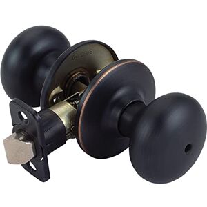 Design House 753038 Cambridge Universal Latch Privacy Door Knob, Adjustable Backset, Oil Rubbed Bronze Finish Design House 753038 Cambridge Universal Latch Privacy Door Knob, Adjustable Backset, Oil Rubbed Bronze Finish