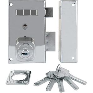 Amig 75 | 67 x 112 mm Silver Steel Lock - Lock Amig 75 | 67 x 112 mm Silver Steel Lock - Lock