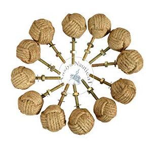 Aasiya Nautical Rope Door Knob - Door Handle - Beach Home Decor Aasiya Nautical Rope Door Knob - Door Handle - Beach Home Decor