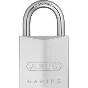 ABUS Marine padlock 75IB/30 weatherproof brass lock body with nickel pearl coating security level 5 silver ABUS Marine padlock 75IB/30 weatherproof brass lock body with nickel pearl coating security level 5 silver