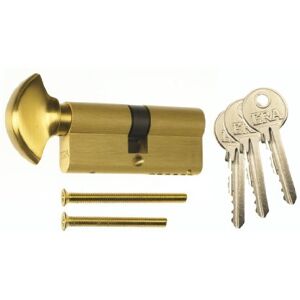 ERA 40 x 40mm 6-Pin Euro Profile Cylinder and Thumbturn Brass ERA 40 x 40mm 6-Pin Euro Profile Cylinder and Thumbturn Brass