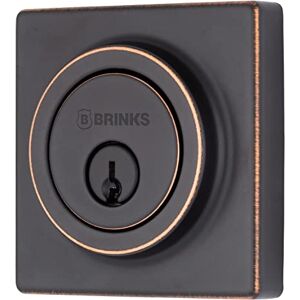 BRINKS E2402-150 Deadbolt, Tuscan Bronze BRINKS E2402-150 Deadbolt, Tuscan Bronze