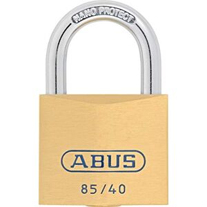 Abus 43178 Brass Padlock - Reinforced Shackle - Double Locking - 40mm - Padlock Abus 43178 Brass Padlock - Reinforced Shackle - Double Locking - 40mm - Padlock
