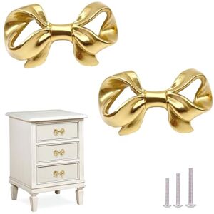 A/A Redeam Brass Bow Cabinet Knobs - Cabinet Type A/A Redeam Brass Bow Cabinet Knobs - Cabinet Type